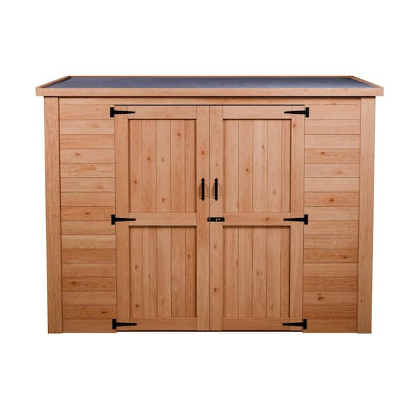 Leisure Season CedarCraft Heavy Duty 7.5 ft. x 4 ft. Solid Wood