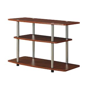 Designs2Go 31.5 in. Cherry Particle Board TV Stand 32 in.