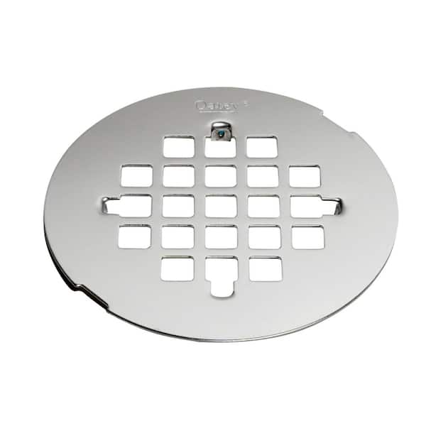 Oatey 4-1/4 in. Round Universal Snap-In Shower Strainer in Stainless Steel