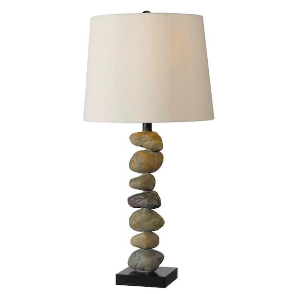 Kenroy Home Rubble 29 in. Stone Table Lamp