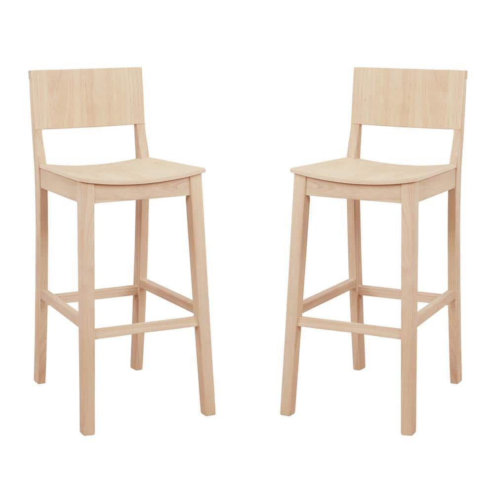 Bar stools unfinished sale