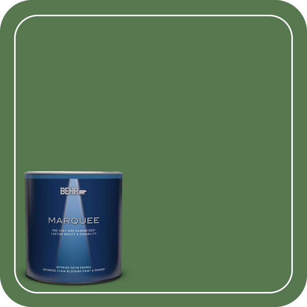 1 qt. #450D-7 Torrey Pine Satin Enamel Interior Paint & Primer product image for price tracking