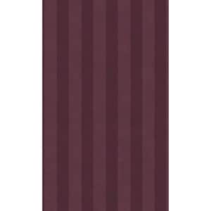 Berry Simple Geometric Striped Print Non-Woven Non-Pasted Textured Wallpaper 57 Sq. Ft.