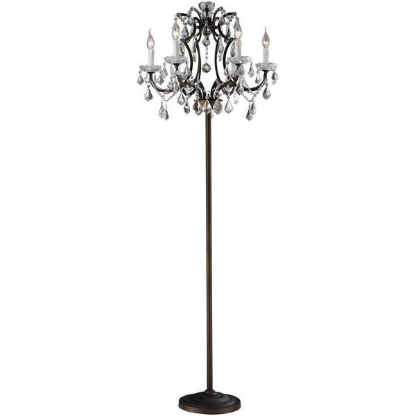 Home Decorators Collection Adreanna 72 in. Rustic Floor Lamp