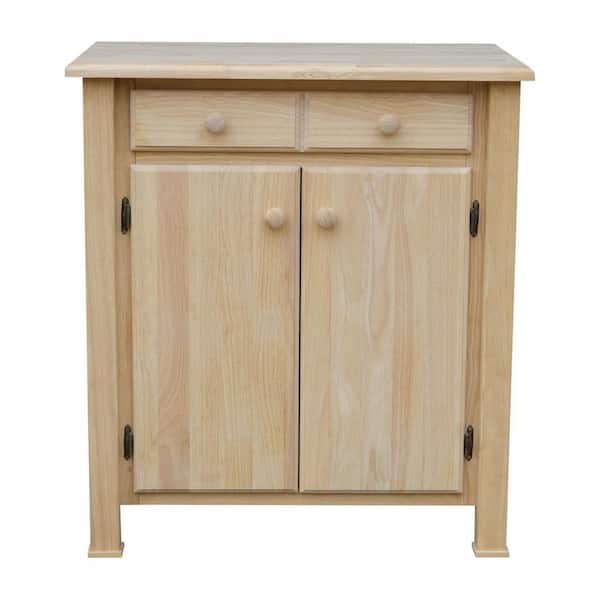 International Concepts Unfinished Kitchen Island