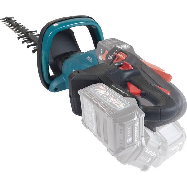 Makita XGT 40V max Brushless Cordless 24 in. Rough Cut Hedge Trimmer Tool Only GHU01Z The Home Depot