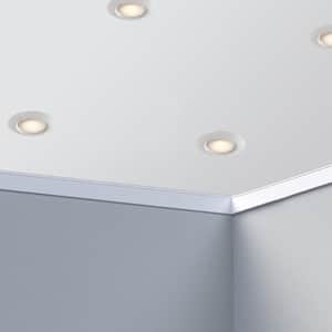 7.5 in. White Integrated LED Miniature Disk Flush Mount Ceiling Light Fixture with Frosted Acrylic Shade