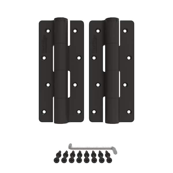 Barrette Outdoor Living 2.625 in. x 0.625 in. x 1.75 in. Steel Light Bronze Gate Stop