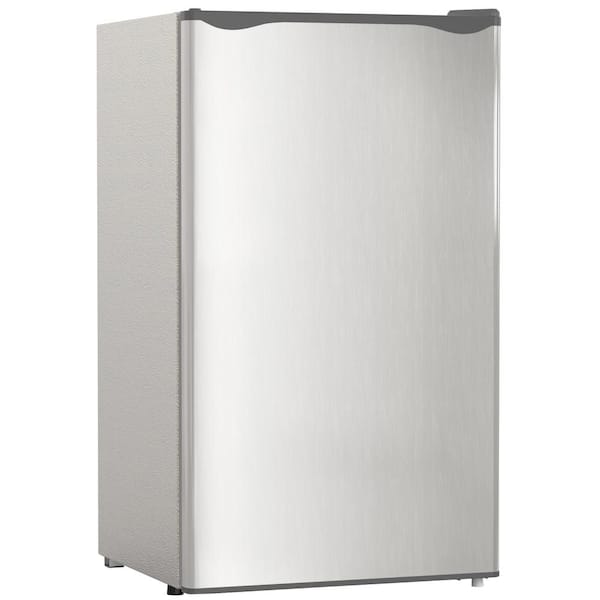E-Macht 3.2 Cu.Ft Mini Fridge with Freezer, Compact Refrigerator,  Adjustable Thermostat Control, Adjustable Legs,White Mini Fridge for