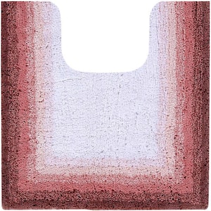 Torrent Collection Rose 20 in. x 20 in. Contour 100% Cotton Tufted Bath Rug