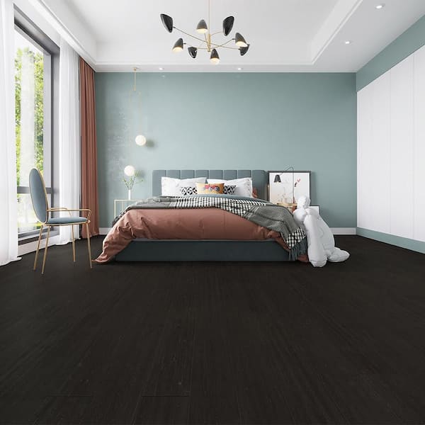 Home Decorators Collection Berkshire 1 2 In T X 7 5 W Hand Sed Strand Woven Engineered Bamboo Flooring 22 Sqft Case Dark