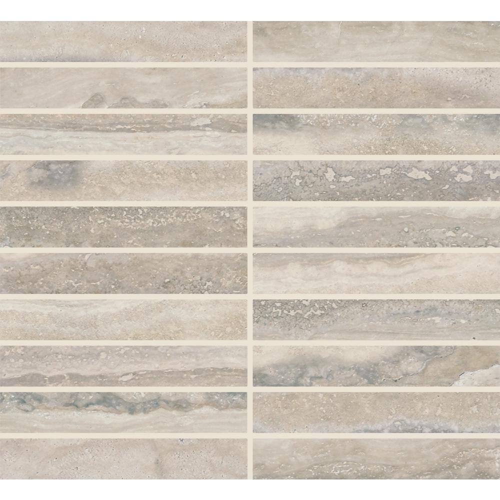 Calligo Nimbus 3 in. x 2-1/2 in. Glazed Ceramic Stacked Mosaic Tile Sample price history on PriceWatchPro