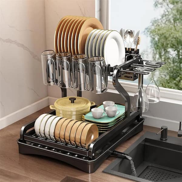 https://images.thdstatic.com/productImages/0fa33aa1-f889-483f-8f0e-765c099a8db1/svn/black-dish-racks-snsa22in389-76_600.jpg