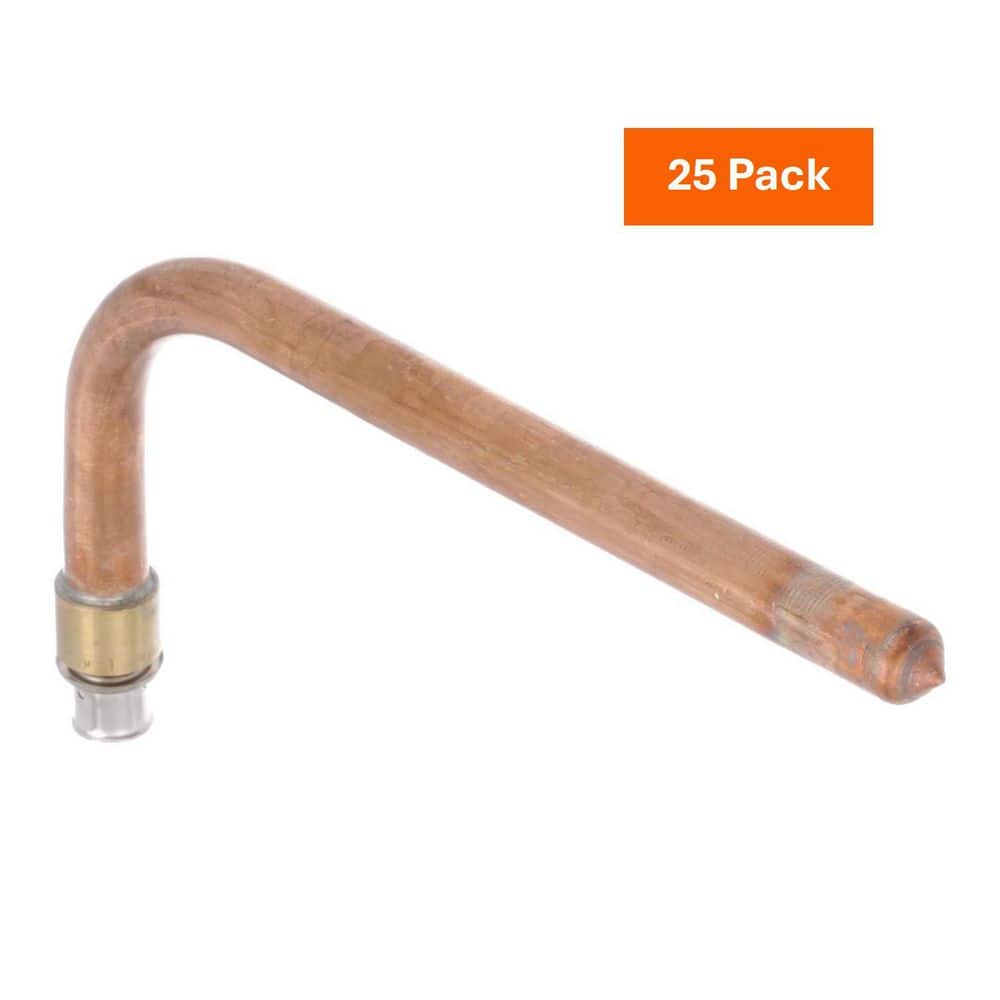 PureFlow 3/8 in. Press x 1/2 in. FTG Zero Lead Brazed Copper 90 Degree Stub-Out (25-pack) price history on PriceWatchPro