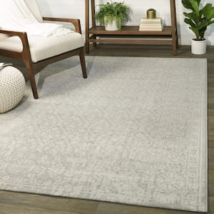 Moulton Taupe 2 ft. x 7 ft. Oriental Indoor/Outdoor Area Rug