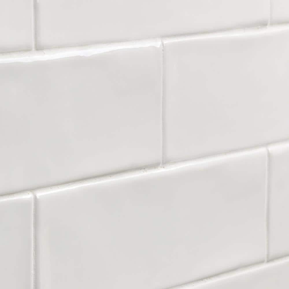 Dove Gray 3'' x 12'' Polished Ceramic Subway Tile