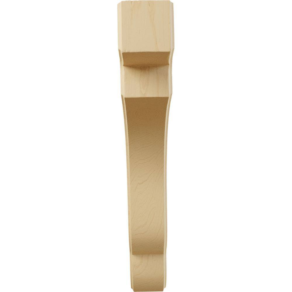 Alder Wood Hand-Carved Decorative Corbel Bracket