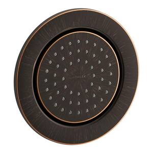WaterTile Round 54-Nozzle Body Spray in Matte Black with Soothing Spray