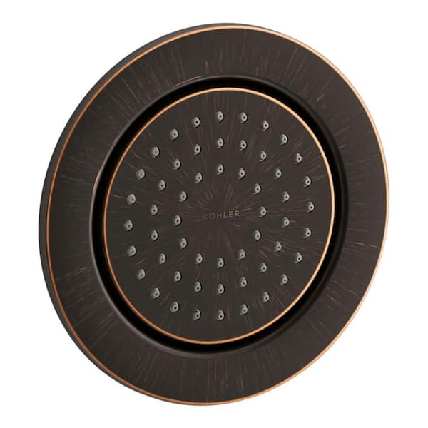 KOHLER WaterTile Round 54-Nozzle Body Spray in Matte Black with Soothing Spray