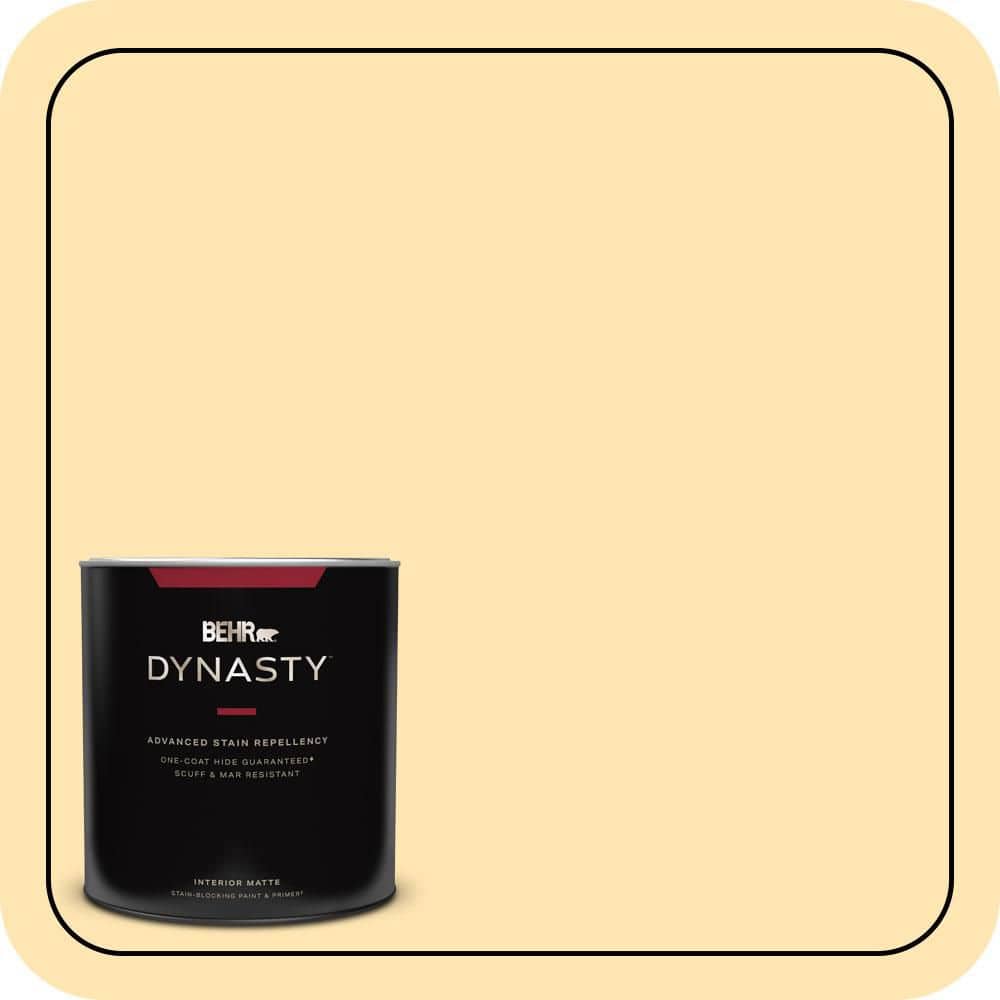 1 qt. #P260-3 Vanilla Ice Cream Matte Interior Stain-Blocking Paint & Primer price history on PriceWatchPro