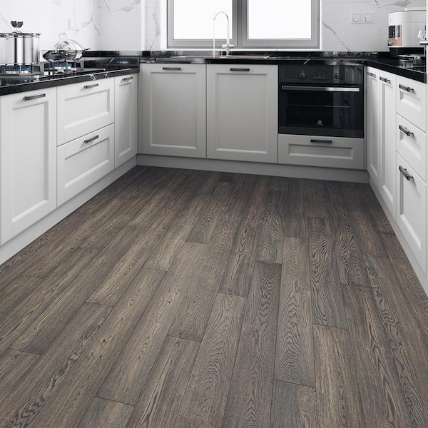 Malheur Forest Oak 0.28 in. T x 6.5 in. W Waterproof Engineered Hardwood Flooring (21.8 sq. ft./case)