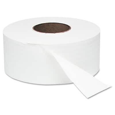 3.4 in. W x 1000 ft. L White Septic Safe Jumbo-Roll Toilet Paper 2-Ply (12-Rolls/Carton)