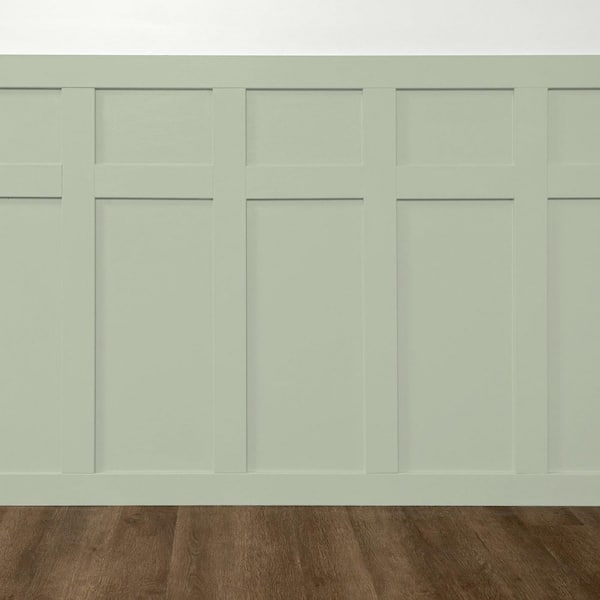 Glidden 1 qt. PPG1124-4 Light Sage Satin Door, Trim and Cabinet