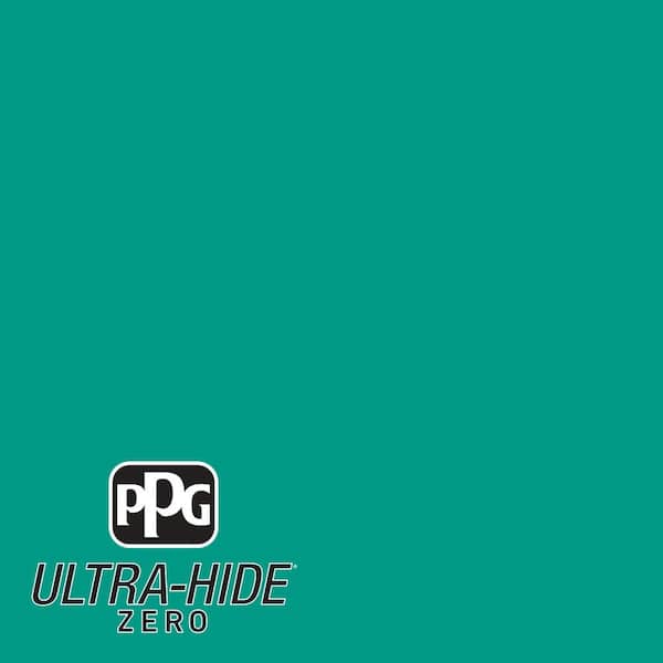 PPG 1-gal. #HDPB01D Ultra-Hide Zero Miami Jade Eggshell Interior Paint