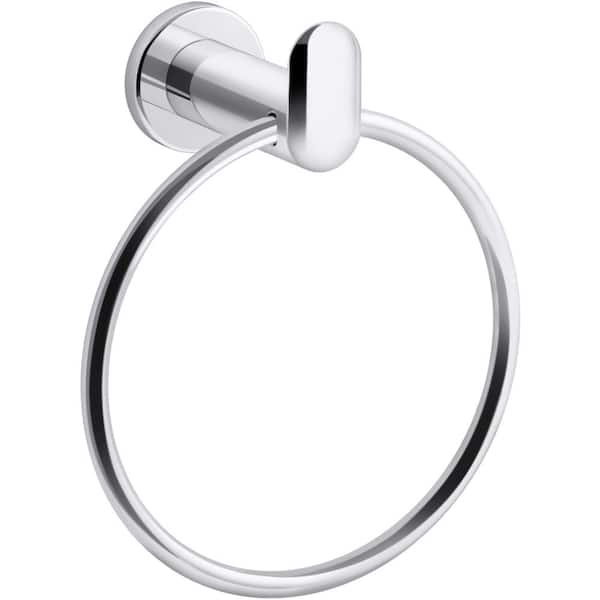 KOHLER Kumin Towel Ring in Polished Chrome