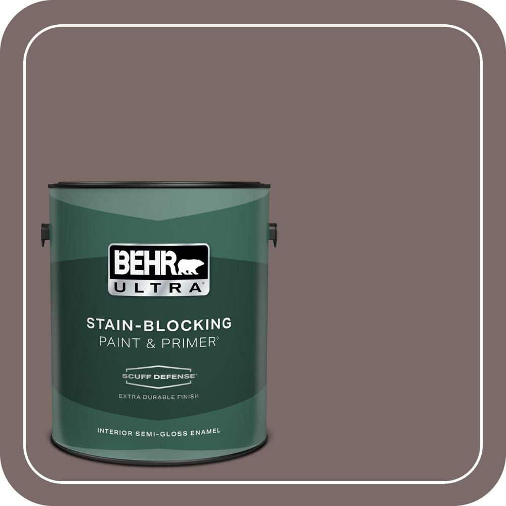 1 gal. Home Decorators Collection #HDC-NT-26 Muscatel Extra Durable Semi-Gloss Enamel Interior Paint & Primer price history on PriceWatchPro