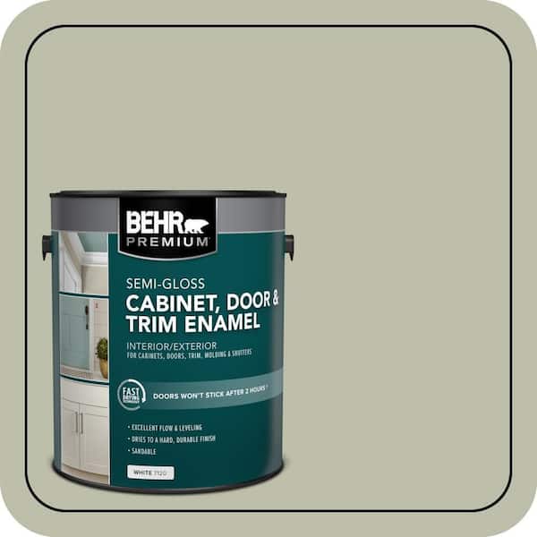 1 gal. #S380-3 Urban Nature Semi-Gloss Enamel Interior/Exterior Cabinet, Door & Trim Paint