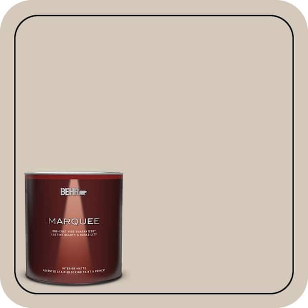 BEHR MARQUEE 1 qt. #BNC-02 Understated Matte Interior Paint & Primer
