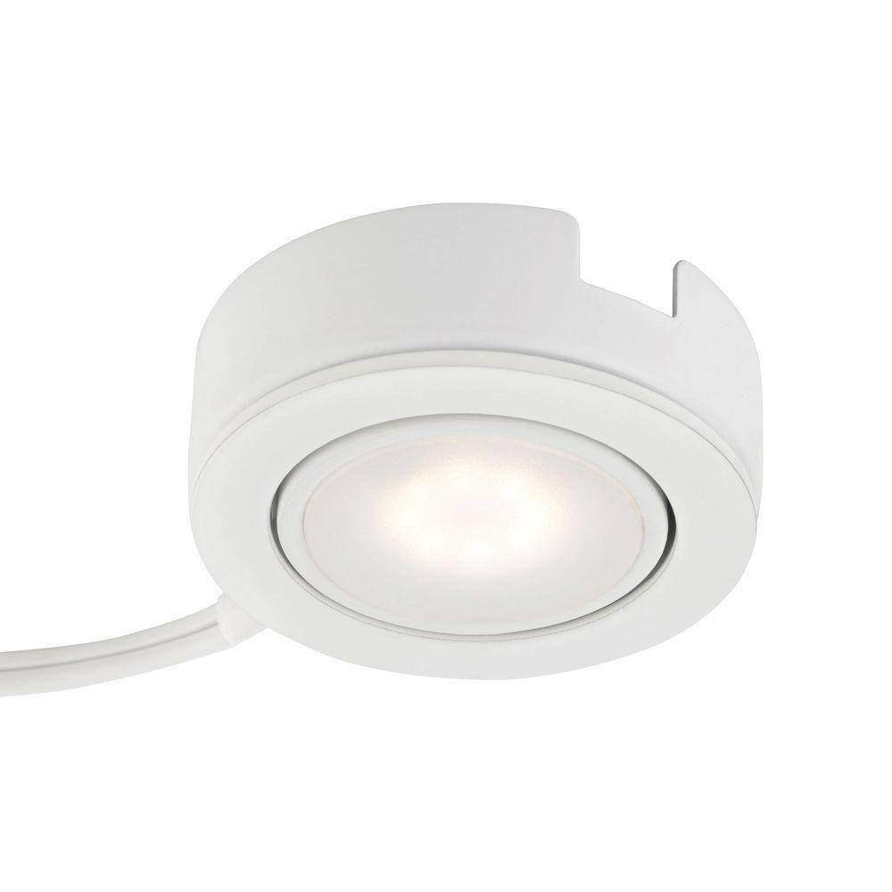 UPC 060646074285 product image for Titan Lighting Tuxedo Swivel 1-Light LED White Under Cabinet Light with Power Co | upcitemdb.com