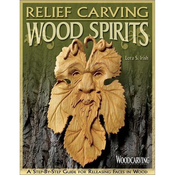 Unbranded Relief Carving Wood Spirits: A Step-By-Step Guide for Releasing Faces in Wood Woodcarving Illustrated Books-DISCONTINUED