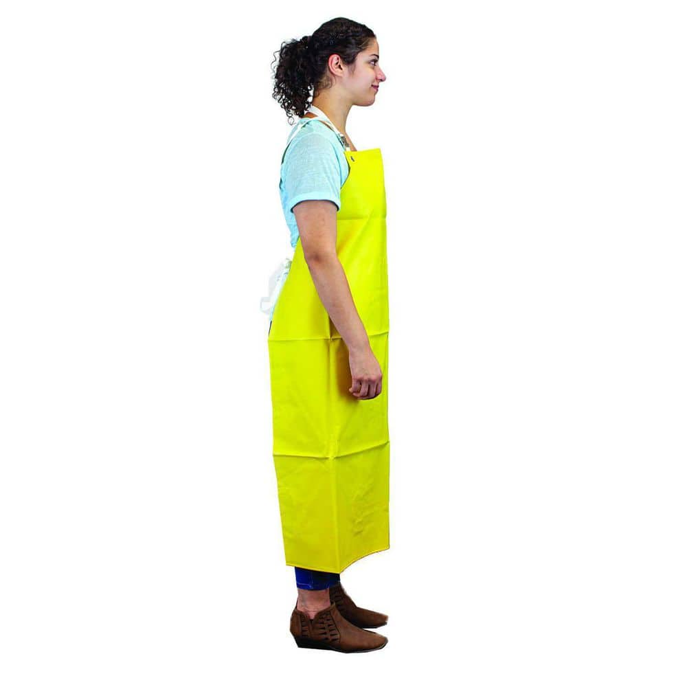 Yellow Heavy Duty Nitrile Industrial Bib Apron