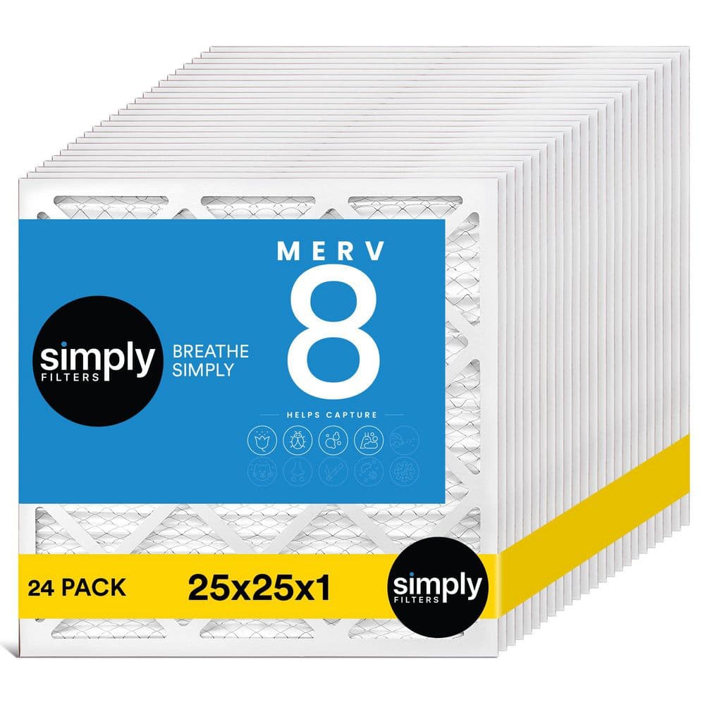 25 in. x 25 in. x 1 in. MERV 8 FPR 5 Pleated Furnace Air Filter (24-Pack) price history on PriceWatchPro