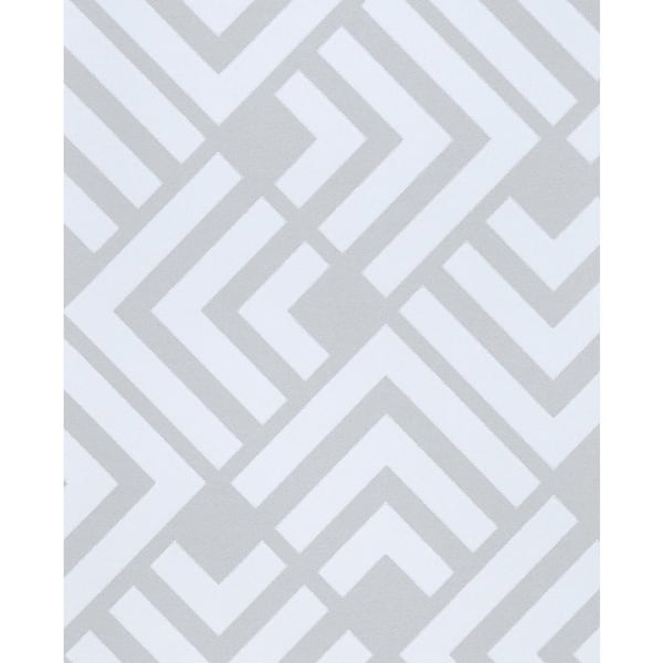 EIJFFINGER Zig Grey Geometric Wallpaper