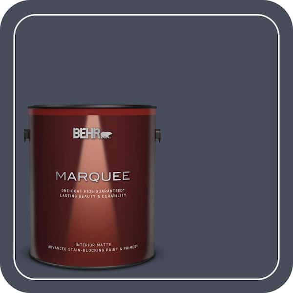 BEHR MARQUEE 1 gal. #MQ5-10 Secret Society One-Coat Hide Matte Interior Paint & Primer