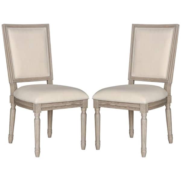 Buchanan Light Beige Linen Dining Chair