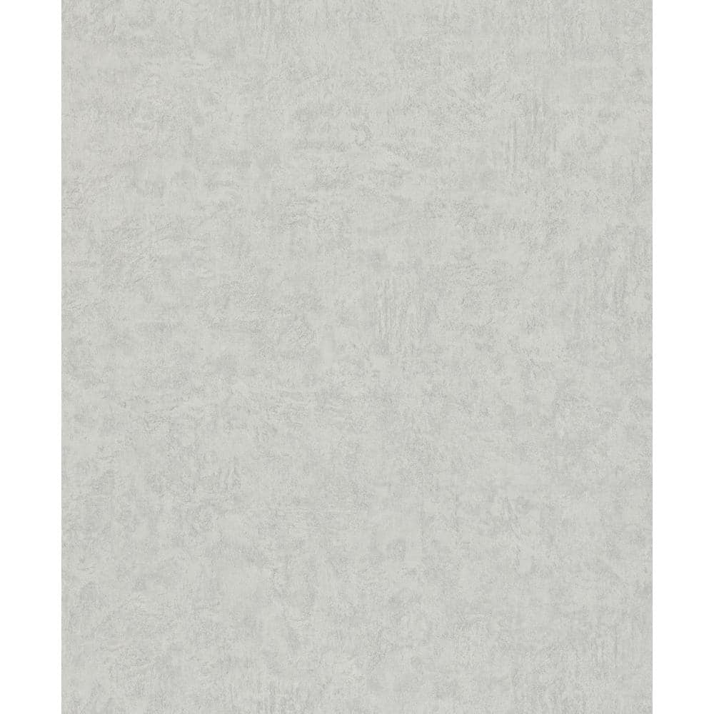 Silver Textured Plaster Effect Wallpaper Roll