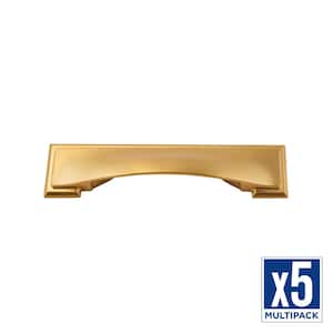 Style Brass #A1 4 Apothecary Drawer Cup Bin Pull Handles 3-1/2"c Antique Vict 