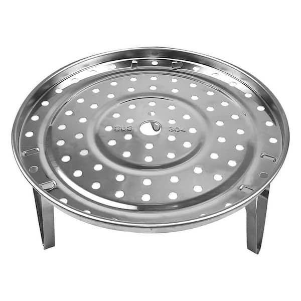 Stainless Steel Steamer Rack with Detachable Legs Canning Rack for Baking Cooking Steaming Pot Tray