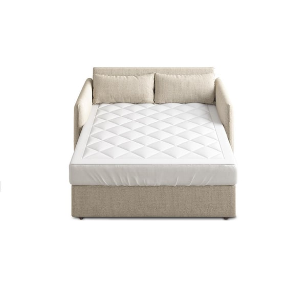 ilemong White Microfiber Waterproof Sofa Bed Mattress Pad