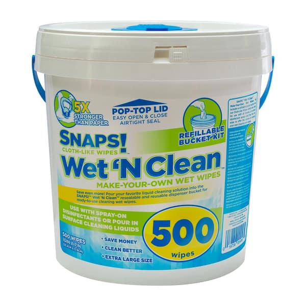 Intex SNAPS! Wet N Clean Bucket (500-Count)