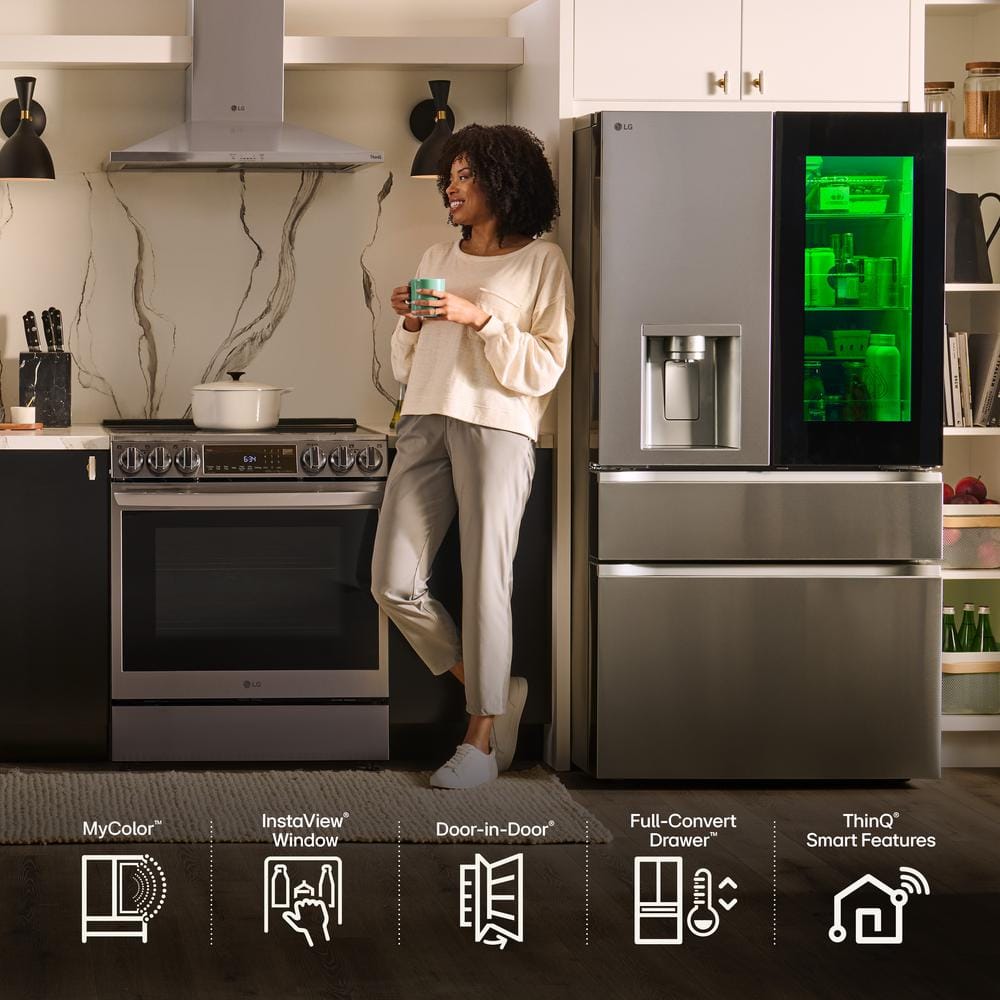 LG 29 Cu. Ft. Stainless Steel Smart French Door Refrigerator with Ice Maker