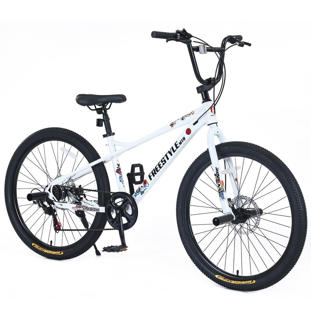 Zeus & Ruta 26 in. Freestyle Kids Bike Double Disc Brakes Children's ...