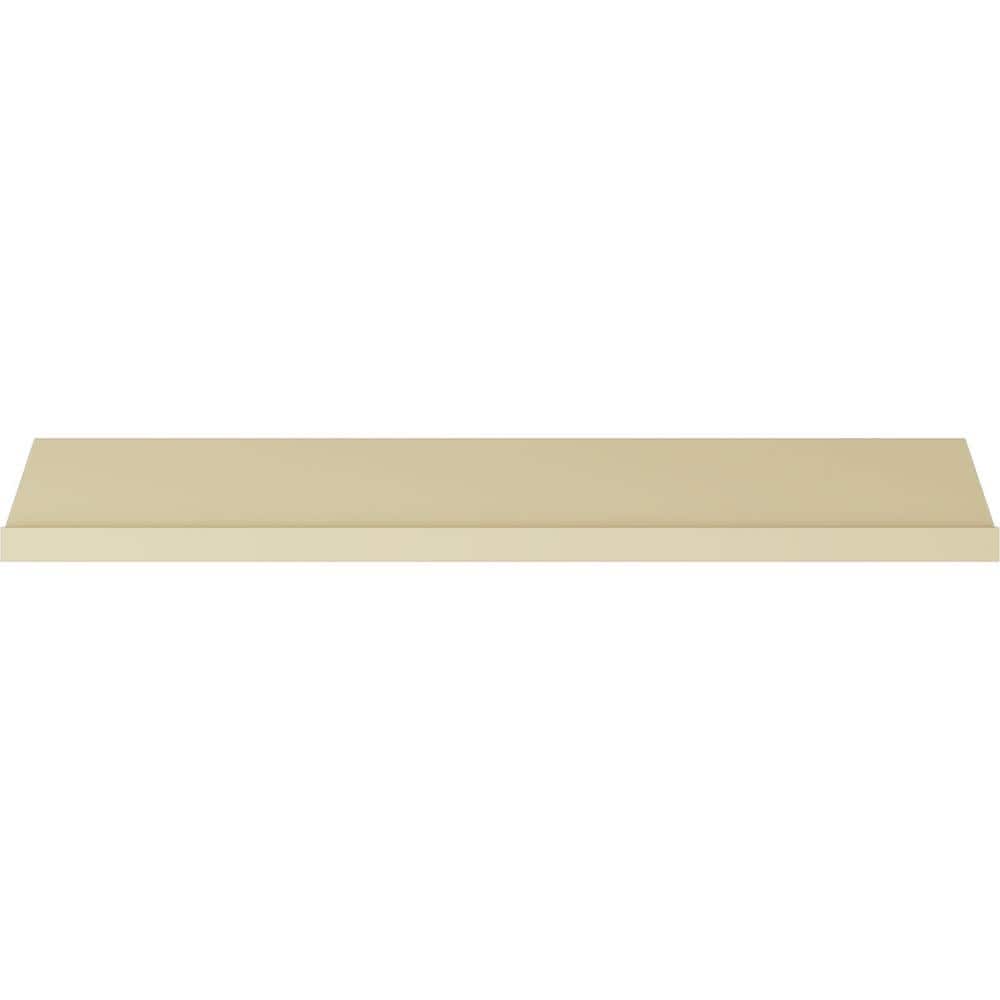 Primed White Polyurethane Geometric Crown Moulding Sample
