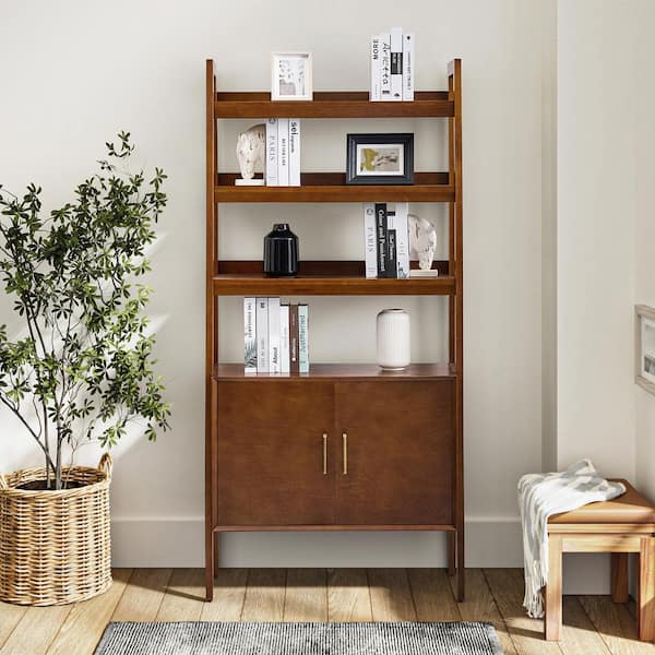 JAYDEN CREATION Andrei Acorn 76 in. H x 36 in. W 3-Open Shelves