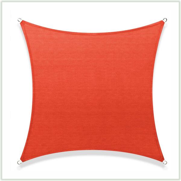 【国内在庫】 Sun Square Red ft. 10 x ft. 10 COLOURTREE Shade Canopy Sail 邦楽