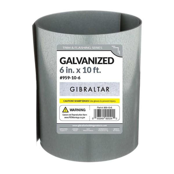 Gibraltar Building Products 6 in. x 25 ft. Aluminum Roll Valley
